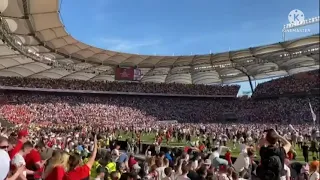 Pitch Invasion Cannstatter Kurve Vfb Stuttgart 15/5/2022