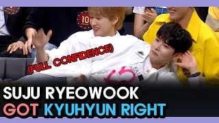 RYEOWOOK found out who KYUHYUN is!!!!