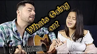 What's going on? Acoustic cover by Jorge & Alexa Narvaez | REALITYCHANGERS