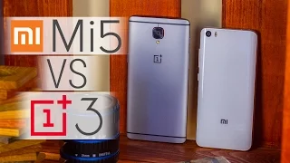 Xiaomi Mi5 VS OnePlus 3 - битва китайских флагманов. Сравнение Xiaomi Mi5 и OnePlus 3 от FERUMM.COM