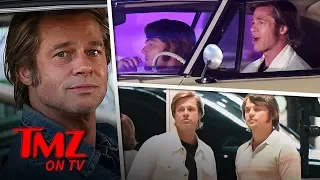 Brad Pitt & Leonardo DiCaprio Rock '60s Looks! | TMZ TV
