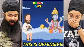 IT'S CONTROVERSIAL!! INDIANS COUPLE REACT ON FAMILY GUY MAKING FUN OF RELIGIONS