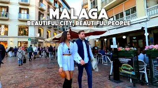 Malaga City Spain Beautiful City Beautiful People November 2021 Costa del Sol | Andalucía [4K]