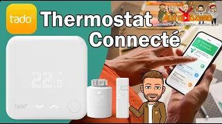 Tado Thermostat connecté V3+ filaire avec tête thermostatique