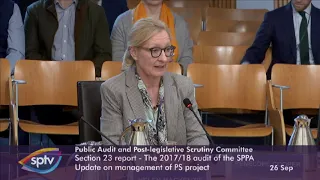 Public Audit and Post-legislative Scrutiny Committee - 26 September 2019