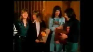 Mick Tucker - receiving gold disc with Sweet