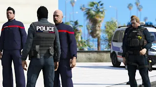 [GTA 5] UN POLICIER PREND UNE BALLE PENDANT UN INTERVENTION | LSPDFR #719