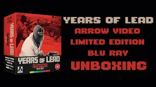 Years of Lead Arrow Video Limited Edition Blu Ray Unboxing