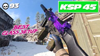 MY FAVOURITE KSP45 SETUP (Best KSP45 Class Setup) - Black Ops Cold War Multiplayer 2023
