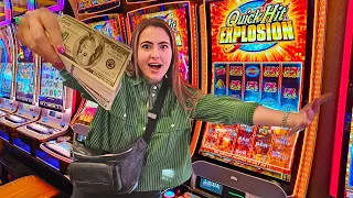 Risking $1,000 Playing The Newest Quick Hit Slot Machine!