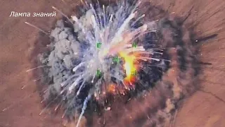 Iskander missile strike in the Buk air defense system of Ukraine