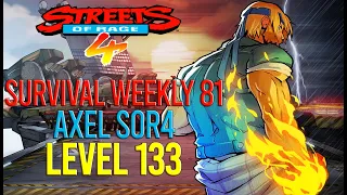 Streets Of Rage 4 - Axel SOR4 Survival Weekly 81 (Level 133)