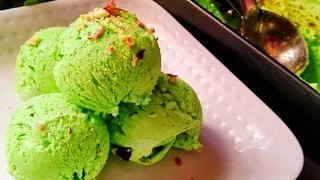 Pistachio Ice cream recipe | Homemade pista ice cream recipe | Creamy Soft Icecream  recipe |