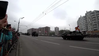 День победы 9 мая 2019 года (проезд военной техники по Звенигородскому шоссе).