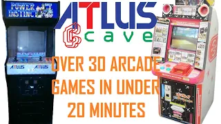 Over 30 Atlus / Cave Arcade Games In Under 20 Minutes