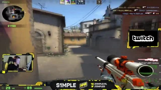 CSGO  S1mple playing inferno FPL