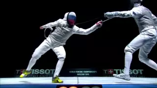 Italia vs Russia 2015 Moscow world Championship men's foil  team final