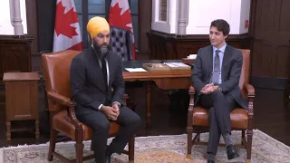 Singh lays out NDP priorities during sit-down with Trudeau