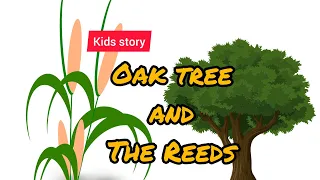 The Oak Tree and The Reeds || kids Moral story in English || Bed time story || one minute kids story