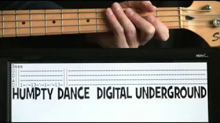 RIP Shock G Humpty Dance Digital Underground Guitar Chords Lesson & Tab Tutorial with Bass