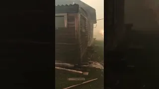 Rusya'da (Yakutya) orman yangınları yerleşim bölgelerine sıçradı