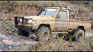 Toyota Land Cruiser HZJ75 Off-Road Overland 4x4 Mods Mudding