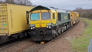 Trains at Mexborough, Bolton-upon-Dearne with Antman and Yorkshire Railway Spotter 20/12/23 .....