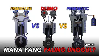 SISTEM KATUP PALING SUPERIOR !! | THE REAL KING? ( DESMODROMIC VS FREEVALVE VS PNEUMATIC VALVE)