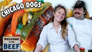 CHICAGO HOT DOGS | Welcome to the Beef w/ Matty & Coco