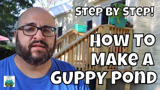 How to Make a Guppy Pond