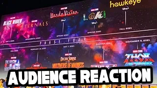 MARVEL PHASE 4 CRAZY AUDIENCE REACTION @ COMIC-CON