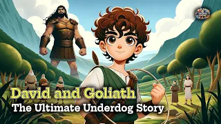 👑 David and Goliath: The Ultimate Underdog Story 🌟 | Epic Tales for Kids! | @TimeTravelTales8