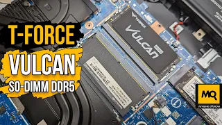 T-Force VULCAN SO-DIMM DDR5 обзор. Оперативная память для ноутбуков и мини-ПК FLBD532G5200HC38DC-S01