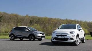 Comparatif Renault Captur vs Fiat 500 X