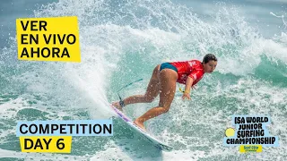 WEBCAST ESP - Competencia Día 6 - 2024 Surf City El Salvador ISA World Junior Surfing Championship