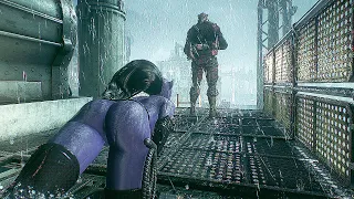 CATWOMAN - Hot Stealth Takedowns - Arkham Knight - Gameplay PC (No Gadgets)