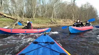 Поход в народ. река Держа