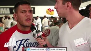 Rafael Dos Anjos: "I'm more than happy to put my hands on Conor McGregor & send him back to Ireland"