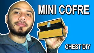 Como hacer un mini cofre de minecraft!