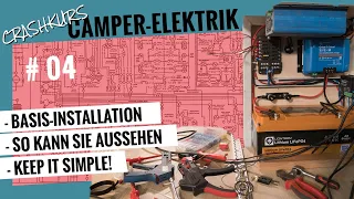 Camper-Elektrik, DIY-Crashkurs. Teil 4: Basis-Elektrik anschließen (Praxis)