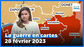 Guerre en Ukraine : la situation au 28 février, cartes à l'appui