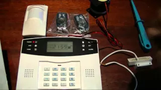 Wireless  GSM alarm full review,  programming and  test