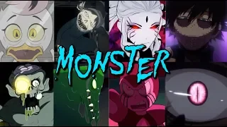 Cartoon / Anime Multi-Fandom - Monster (Dubstep Remix) - Meg and Dia AMV