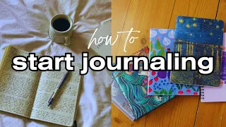 How to START JOURNALING in 2024!