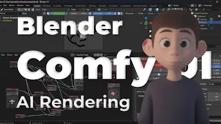 Generate AI Rendering with Blender ComfyUI AddOn