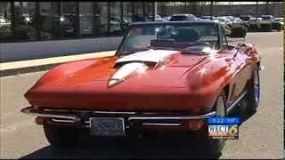 Historic Gus Grissom Corvette makes its way to Wilmington