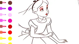 drawing,coloring, painting Girls Step by Step #drawing #coloring #painting #dress #share #forkids