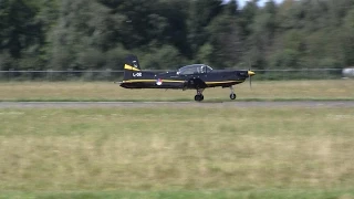 RNLAF  ► Pilatus PC-7 ► Landing - Takeoff ✈ Groningen Airport Eelde