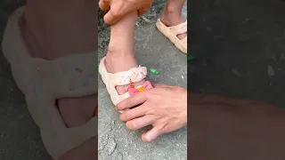 Papa my foot got stuck 😫❤️ #shorts  #viralvideo #papa  #trending #love  #funny #trending #shortvideo