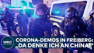 CORONA: Protest-Hochburg Freiberg! "Da denke ich an China, an Weißrussland" I WELT Thema